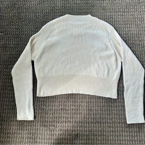 Cordera Cream Ribbed Sweater - Picture 6 of 10